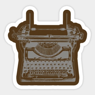 vintage typewriter 1 Sticker